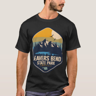Beavers Bend State Park Oklahoma OK Retro Camping  T Shirt
