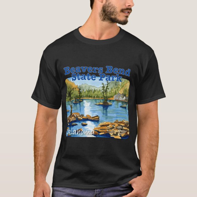 Beavers Bend State Park, Oklahoma T Shirt (Framsida)