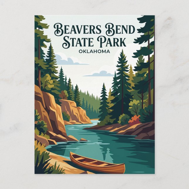 Beavers Bend State Park USA Vykort (Framsida)