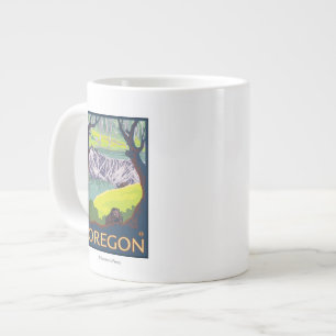 Beavers familj jumbo mugg