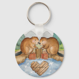 Beavers i Kärlek Nyckelring