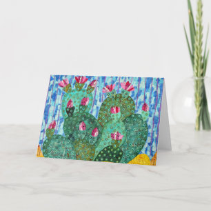 Beavertail Cactus Greeting Card Kort