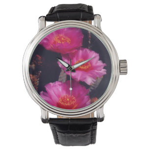 Beavertail Kactus Blommor 2 Armbandsur