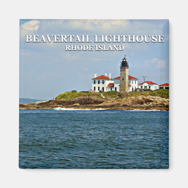 Beavertail Light, Rhode island Magnet (Framsidan)