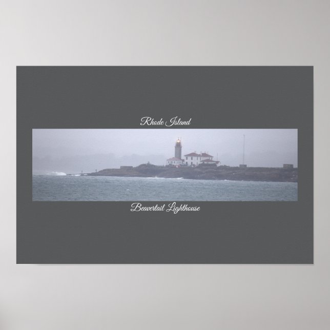 Beavertail Lighthouse-affisch Poster (Framsidan)