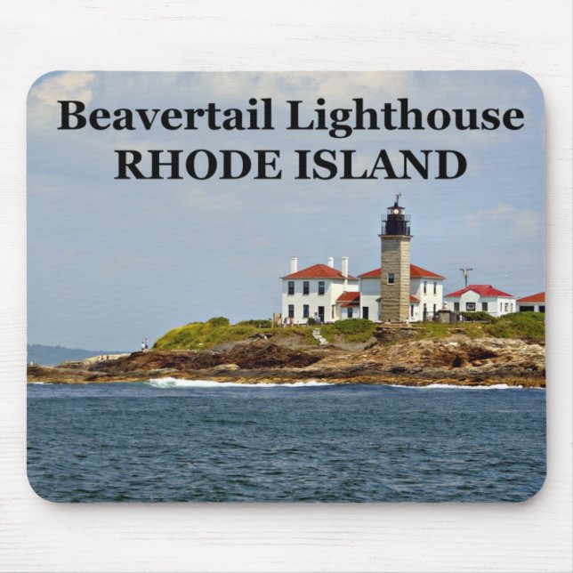 Beavertail Lighthouse, Rhode island Mousepad Musmatta (Framsidan)