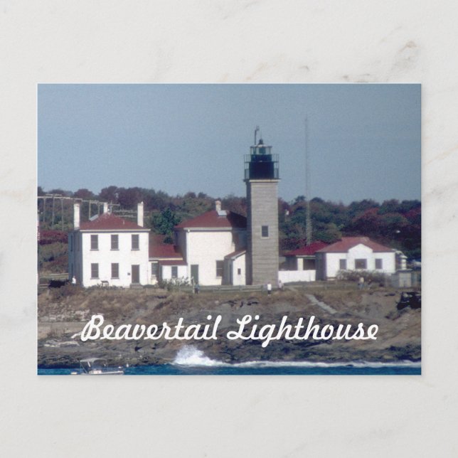 Beavertail Lighthouse-vykort 3 Vykort (Framsida)