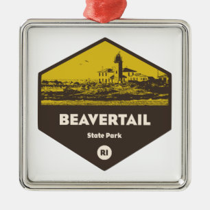 Beavertail State Park Rhode island Julgransprydnad Metall