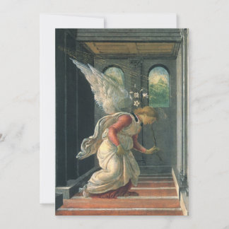 Bebådelsen (ängelns detalj) av Sandro Botticelli