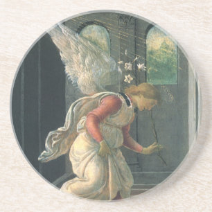 Bebådelsen (ängelns detalj) av Sandro Botticelli Underlägg