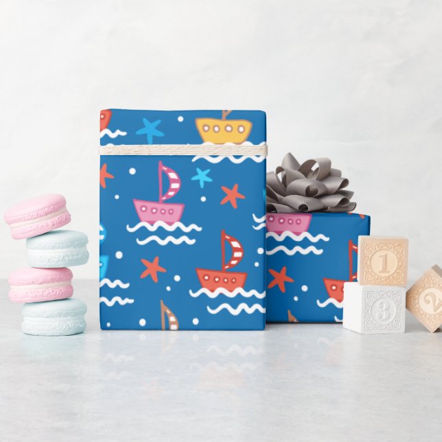 Bebåtar Presentpapper (Baby Shower)