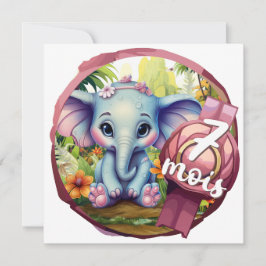 Bébé - 7 mois inbjudningar