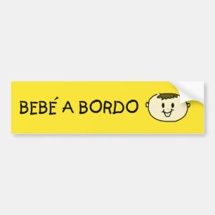 Bebé a Bordo - M- calcomanía de parachoque Bildekal