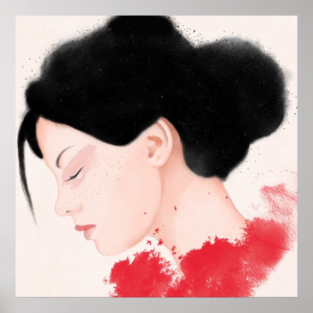 Bebe Art Print Modern Poster (Framsidan)