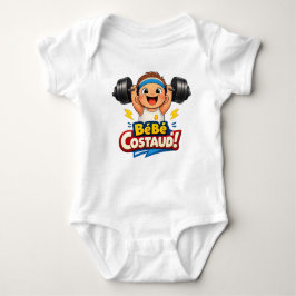 Bébé Costaud Strong Baby Illustration T Shirt
