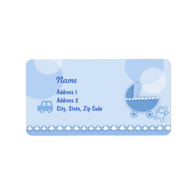 Bebé - etiqueta adressetikett (Framsidan)