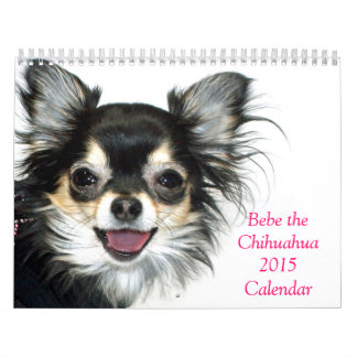 Bebe kalendern för Chihuahua 2015 Kalender