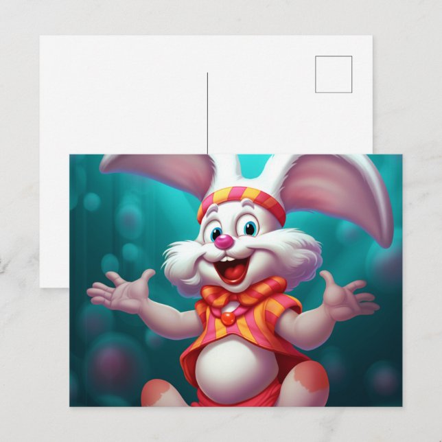 BéBé Lapin Vykort (Fram/baksida)