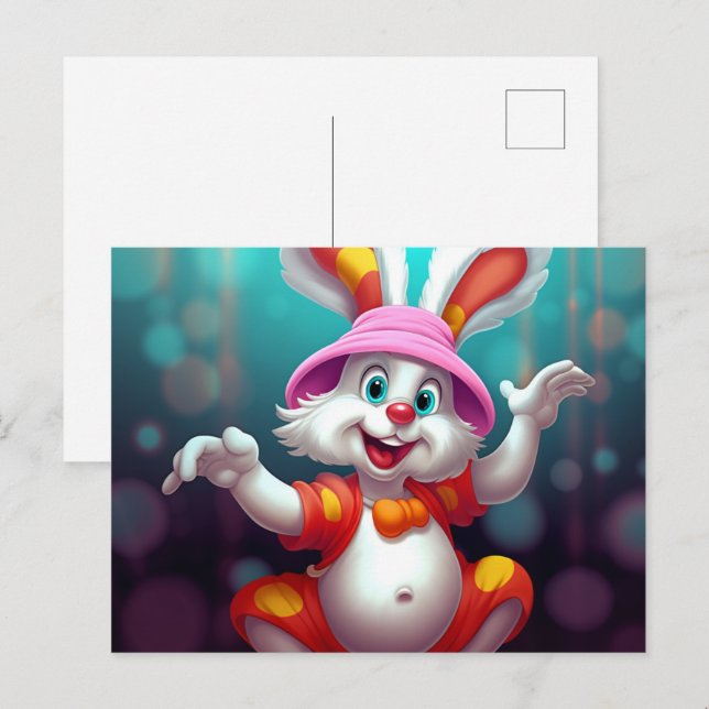 BéBé Lapin Vykort (Fram/baksida)