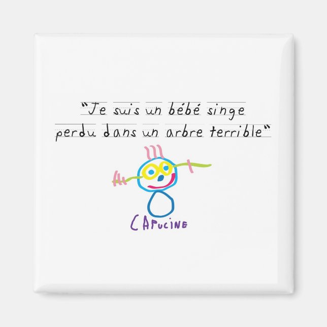 Bebe singe magnet (Framsidan)