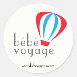 Bebe Voyage Sticker Runt Klistermärke