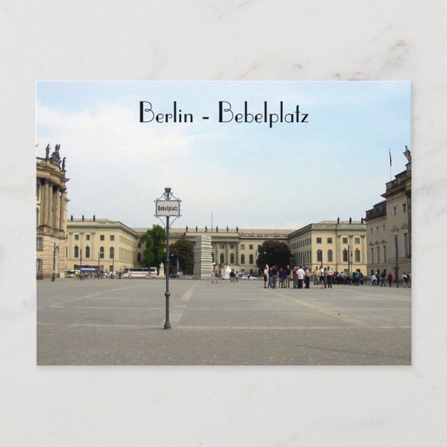 Bebelplatz Postcard Vykort (Framsida)