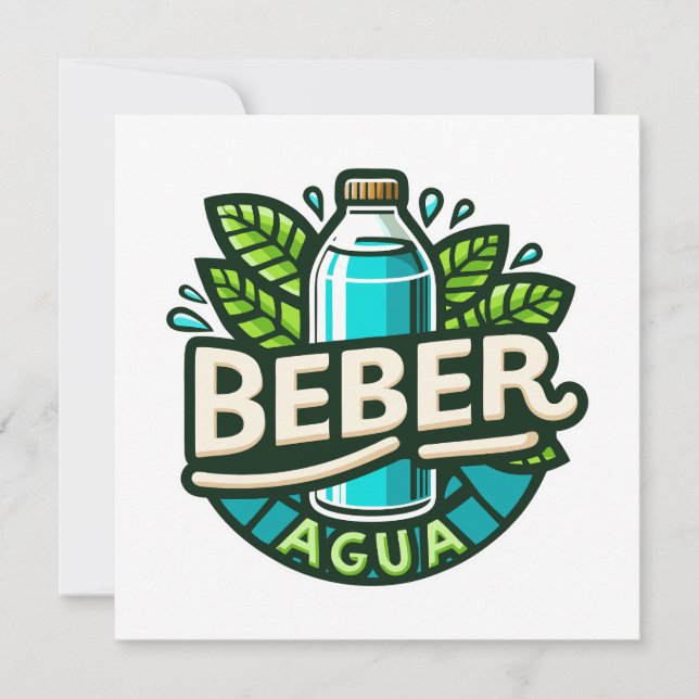 Beber agua (Framsida)