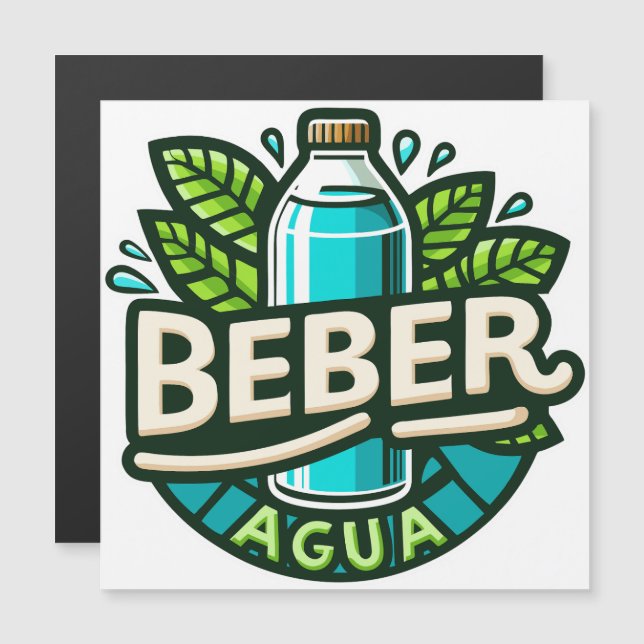 Beber agua (Fram/baksida)