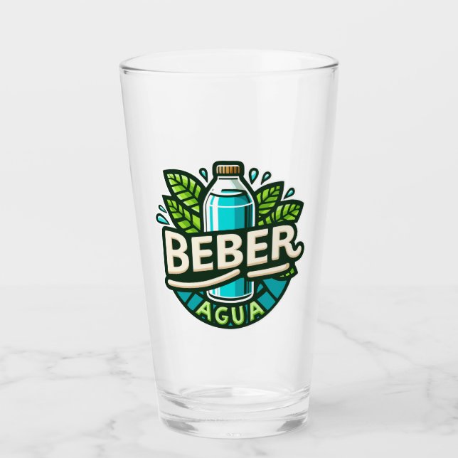 Beber agua glaskopp (Framsida)