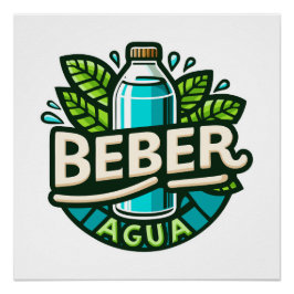 Beber agua perfect poster