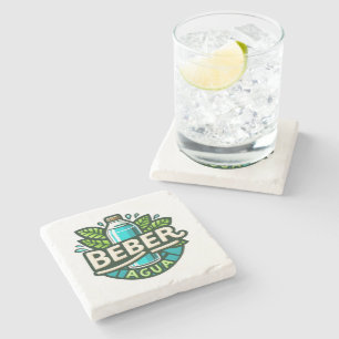 Beber agua stenunderlägg