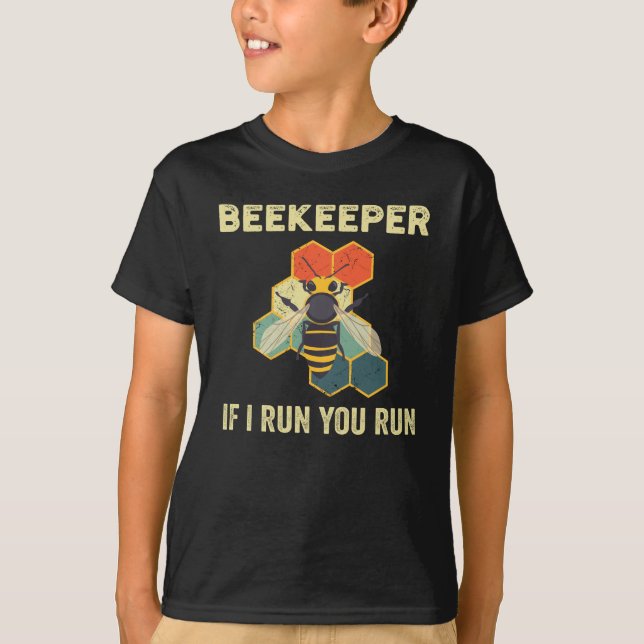 Bebiodling för biodlingsbin t shirt (Framsida)