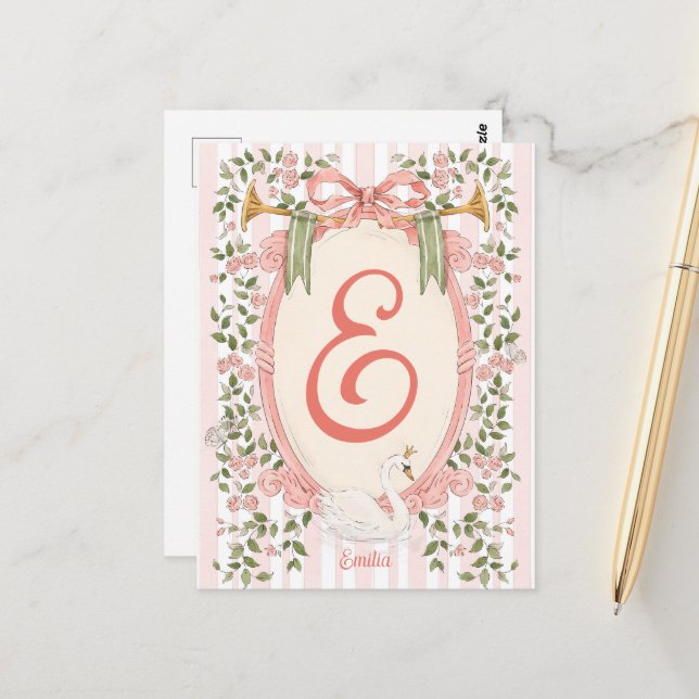 Bebis Annonsering - Svanprinsessan Vykort (Fram/Back In Situ)