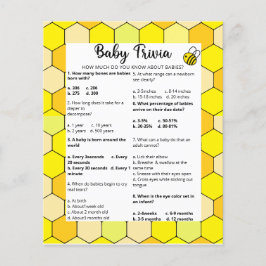 Bebis Baby Fakta | Baby Shower Spel