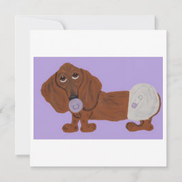 Bebis Dachshund Kort