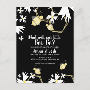 Bebis Daisy och Blommig Könsbestämning Vykort