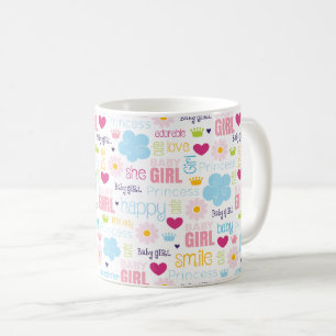 Bebis Flicka Kaffemugg
