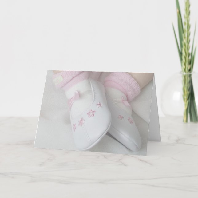 Bebis Flicka Kort (Framsida)