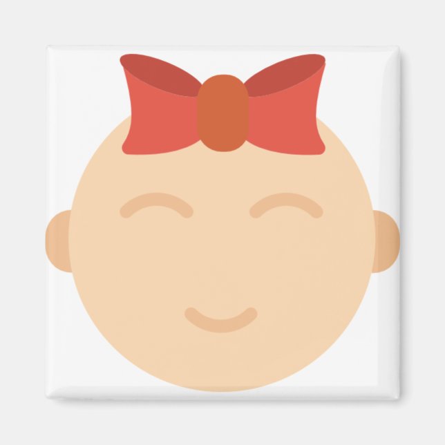 bebis flicka magnet (Framsidan)