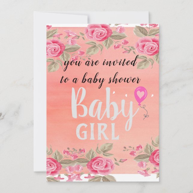 Bebis Flicka Meddelande (Framsida)