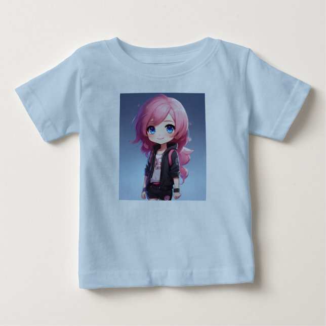 Bebis Flicka T Shirt (Framsida)
