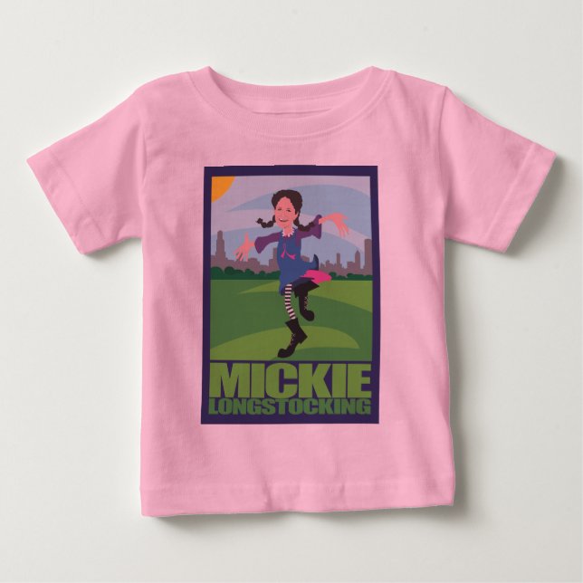 Bebis Flicka T-shirt (Framsida)