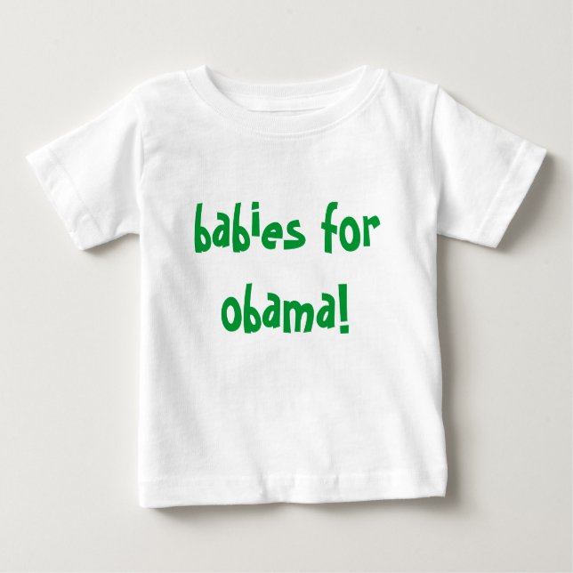 bebis för obama! t-shirt (Framsida)