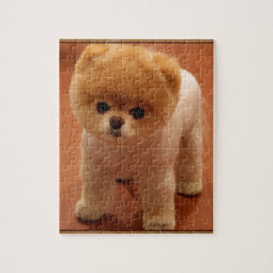 Bebis för valp för Pomeranian hundhusdjur liten Pussel