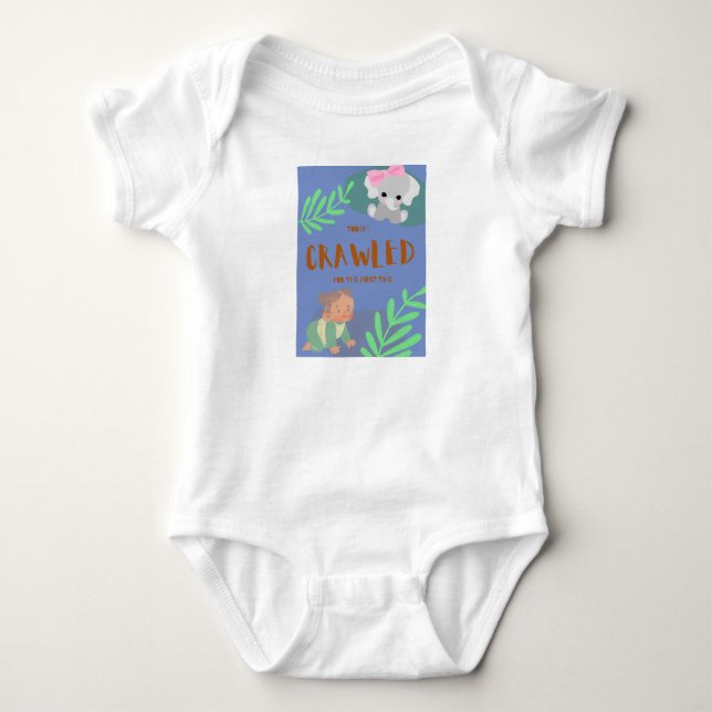 Bebis första dag  t shirt (Framsida)