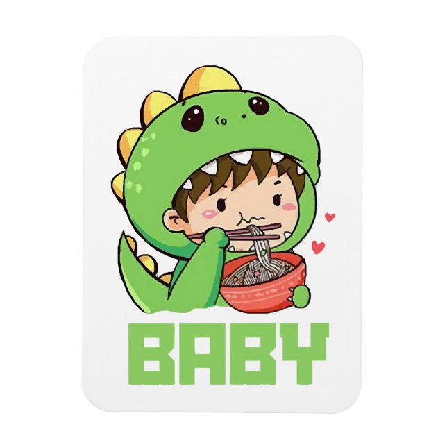 bebis godzilla magnet (Vertikal)