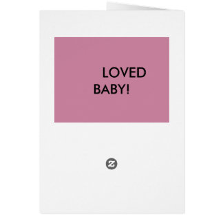 bebis hälsningskort