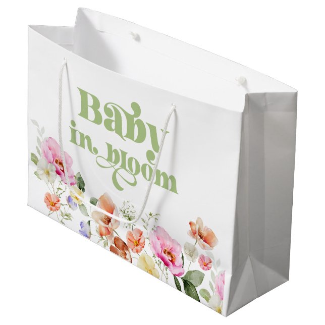 Bebis i blom wildflower baby shower (Framsidan Vinklad)