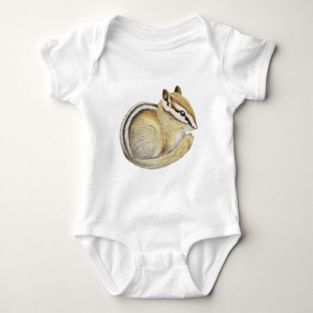 Bebis jordekorre t shirt (Framsida)