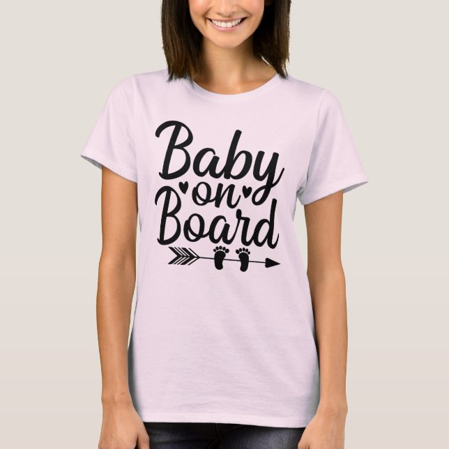 Bebis ombord t shirt (Framsida)